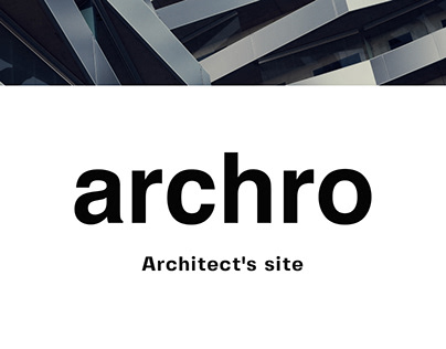 archro, arhitect's site