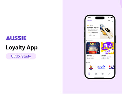 Aussie Loyalty App UI UX Design