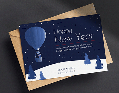 Look Ahead Consulting - Greeting Card Design