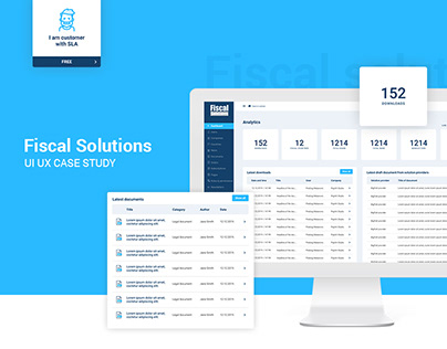 Fiscal solution Web app - UI UX case study