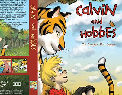 Calvin and Hobbes DVD Cover and Disk