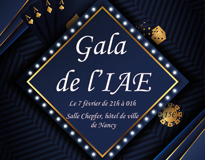 Affiche Gala IAE Nancy
