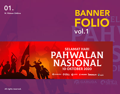 Bannerfolio - volume1 - M. Ridwan Zalbina