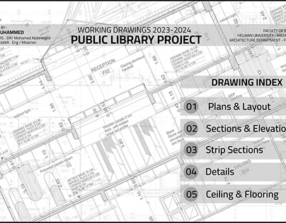Project thumbnail - PUBLIC LIBRARY - WORKING DRAWINGS PROJECT
