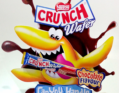 Nestle Crunch Wafer (POINT OF PURCHASE DESIGN)