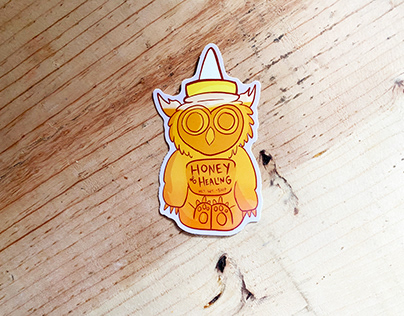 Owlbear Honey Sticker