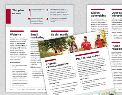 Marketing and Communications Plan