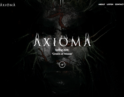 Axioma One Page Website