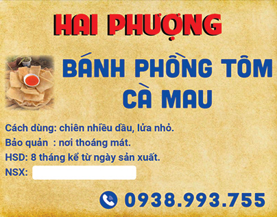 HAI PHUONG Shrimp crackers