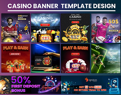 Casino banner design || Sportsbook design || fb ads