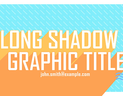 Long Shadow Graphic Title
