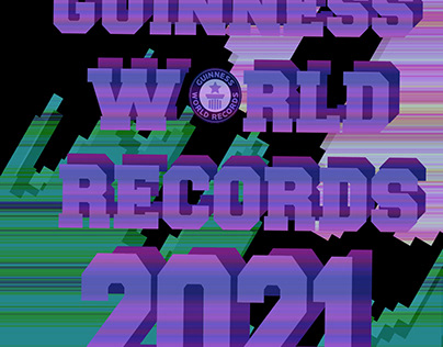 Guiness book of world records concept 2021