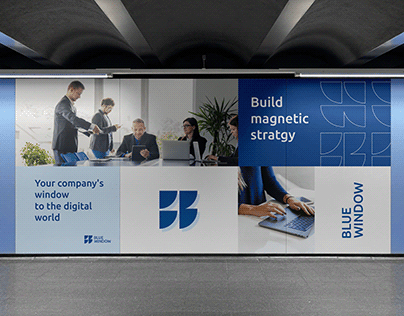 Blue Window - Logo & Brand identity