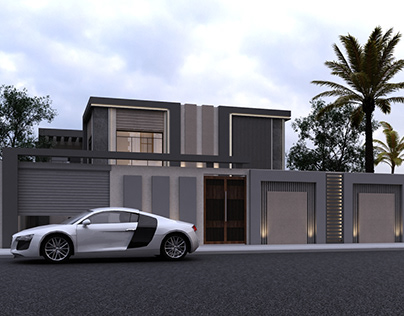 modern villa exterior design
