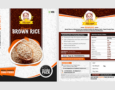 Brown Rice Label