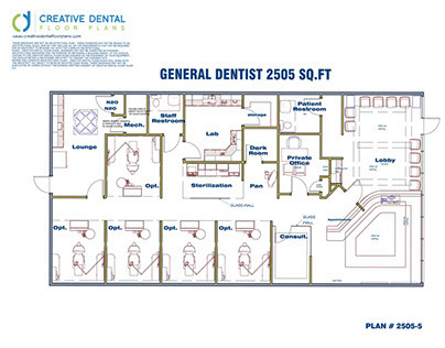3-d Dental Office/ Strip Mall-2500 Sq. Ft