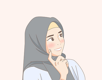 hijab muslimah smiles