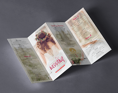 Standard Wedding Package Brochure Design