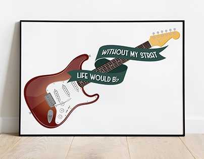 Stratocaster Poster