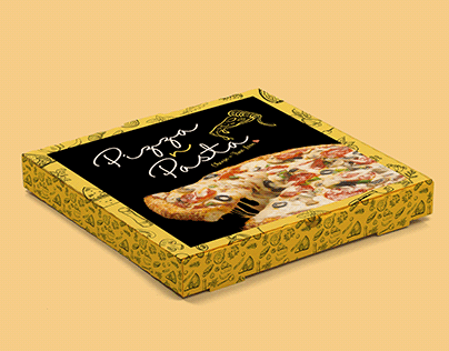 Pizza n Pasta (Pizza Box Design)
