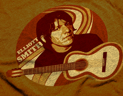 Elliott Smith T-Shirt Illustration