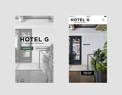 Hotel App Design Concept