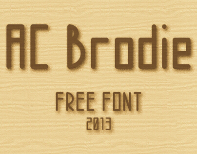 AC Brodie (Free Font)