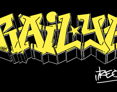 Railyard Recordings - Graffiti Logo -w/ Shirt Pic