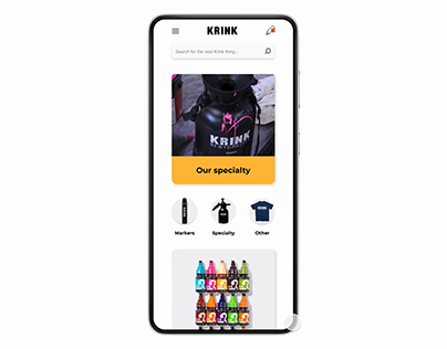 Krink - Mobile version concept