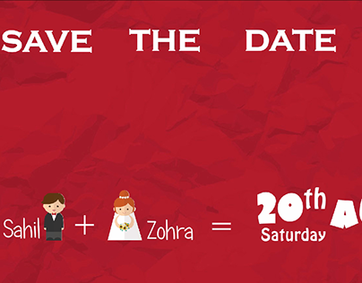 Save The Date , Wedding Invite(Stop Motion)