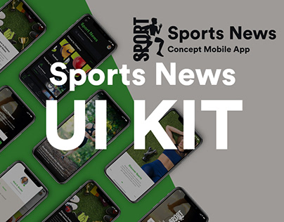 Sport News Concept Mobile App
