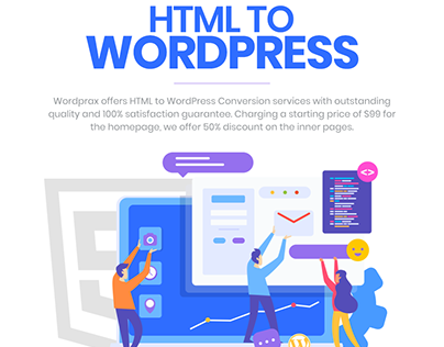 HTML to WP conversion service
