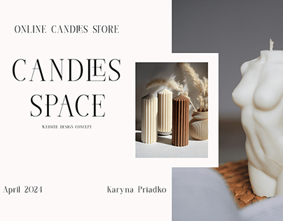 Website for the Candle store | Web design