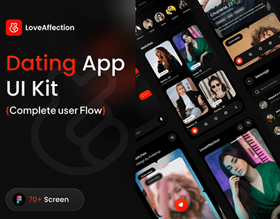 LoveAffection: Dating App UI Design Kit