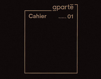 Aparté Cahier Hors Série no. 01