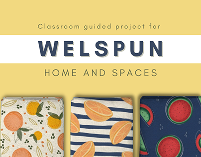Print design project for Welspun