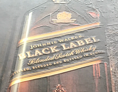 Постер Johnnie Walker Black Label Джонни Уокер