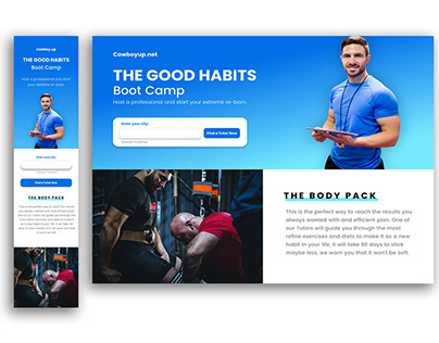 UI // Front End Responsive Landing Page
