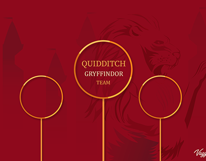 Gryffindor Team Quidditch illustration