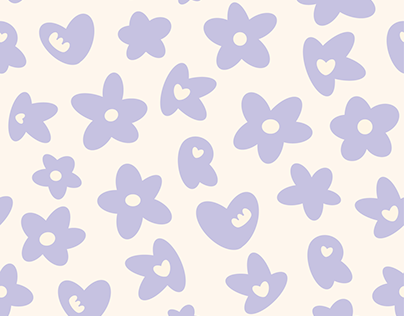 KREK Flower Pattern Purple