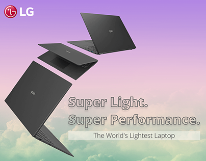 LG Gram 2021 Digital Advertisement Graphics