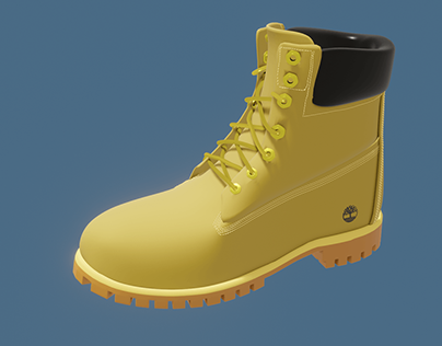 Timberland Boot - 3D Modeling