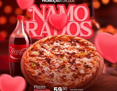 Promoção Pizza Dia dos Namorados