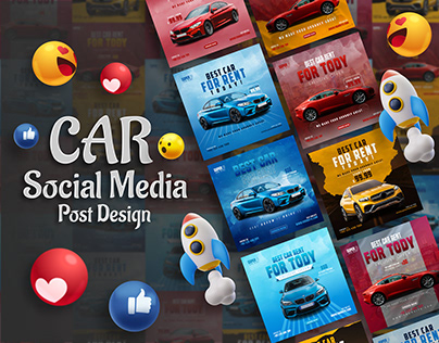 Rent a Car Social media post design
