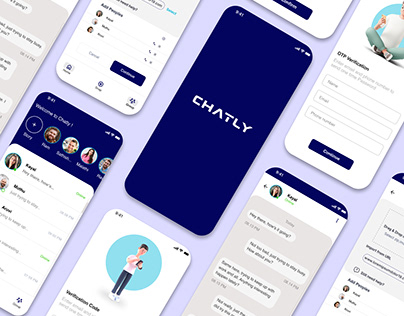 Chatly- Chatting App UI