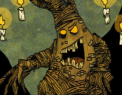 Bark Monster drawn with Adobe Ideas