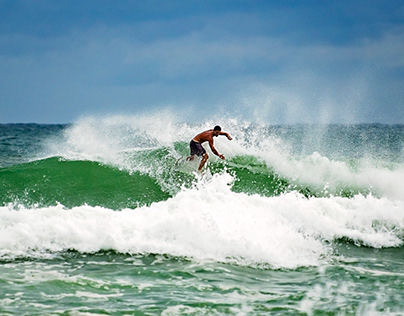 Surfing, waves, ocean, Florida
