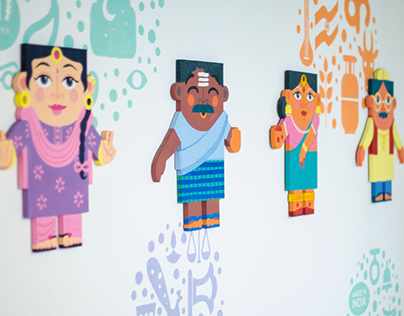Desi People Mural | Facebook India