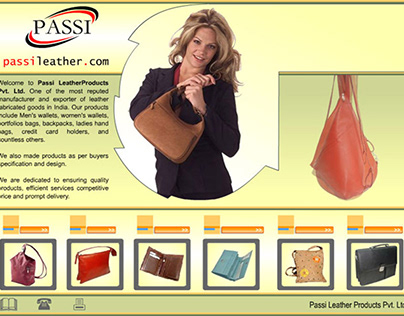 Passi Leather :: Multimedia Presentation :: Flash