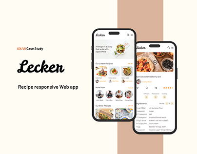 Project thumbnail - Lecker | Recipe Responsive Web App